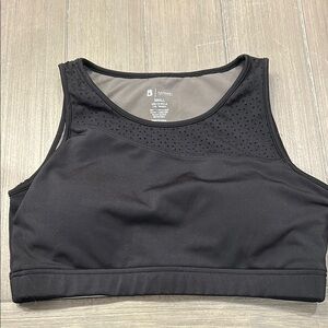 BuffBunny Black Sports Bra